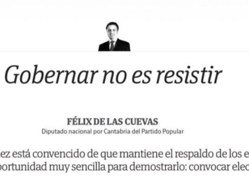 Gobernar no es resistir